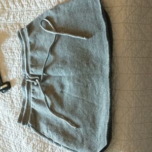Super cute grey sweat shirt material skirt xs